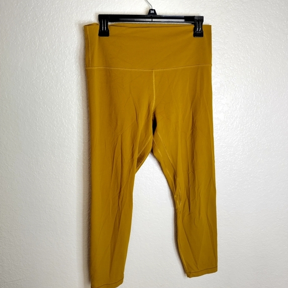 Lululemon Align Pant 25" Gold Spice Sz 12 - Picture 2 of 8